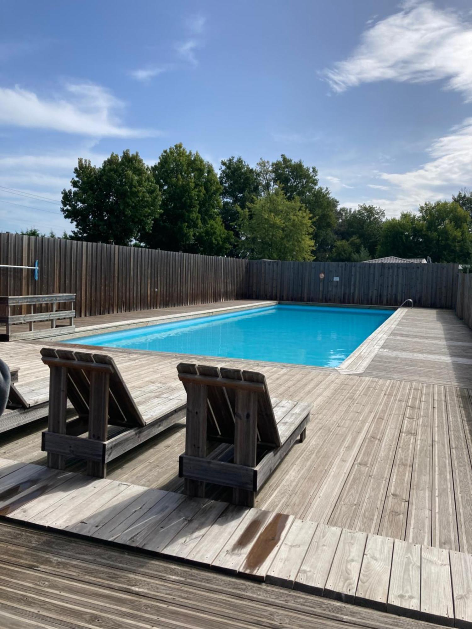 Mobilhome 6 Places - Mimizan - Camping La Lande Bagian luar foto